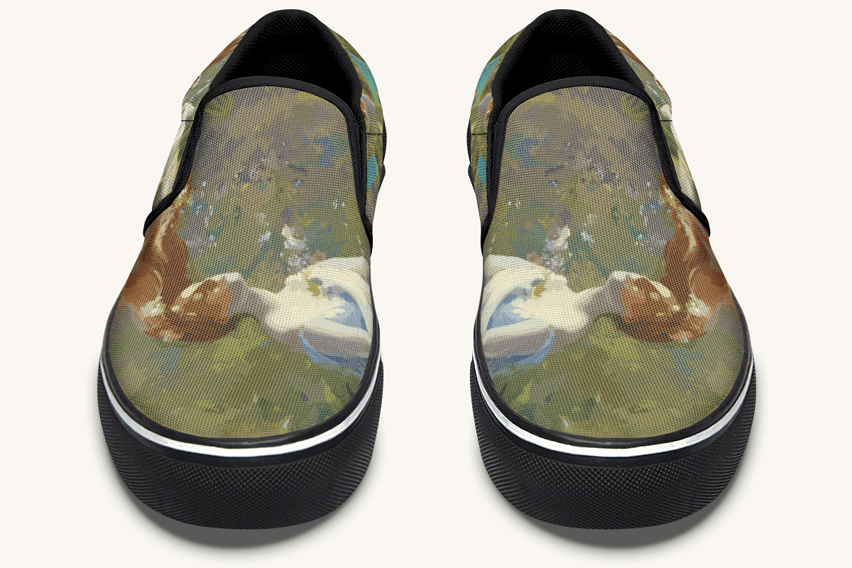 Ophelia in The River Slip On Shoes - Jaded Lament