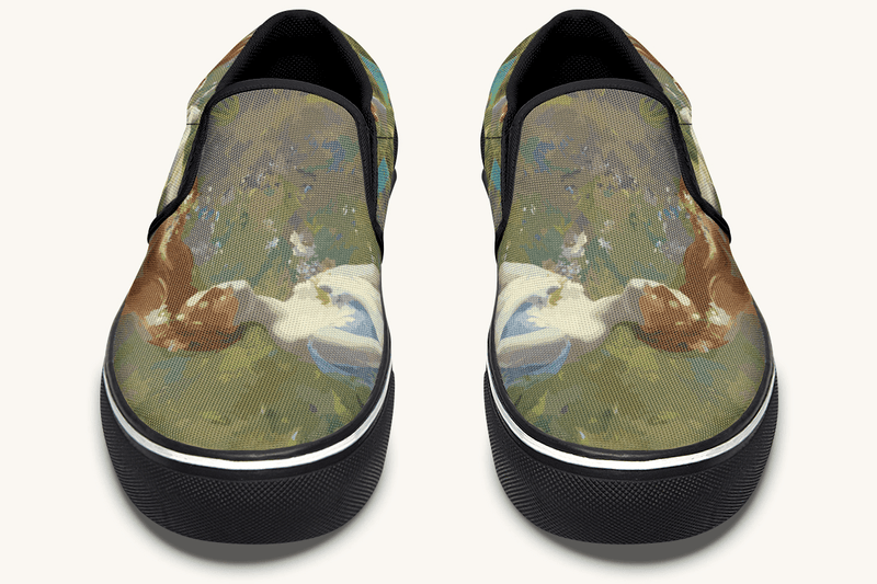 Ophelia in The River Slip On Shoes - Jaded Lament