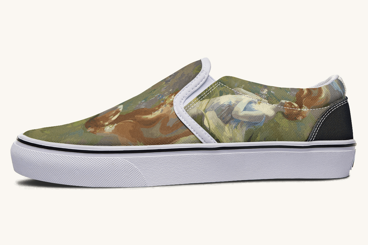 Ophelia in The River Slip On Shoes - Jaded Lament