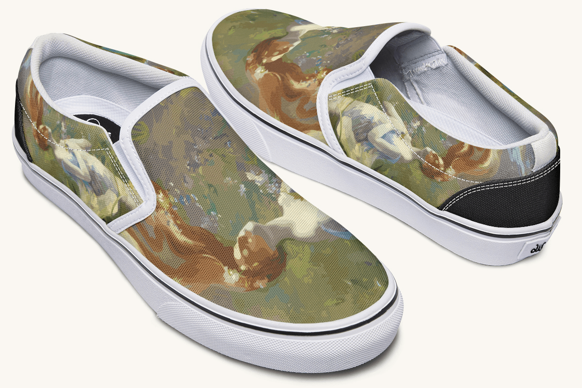 Ophelia in The River Slip On Shoes - Jaded Lament