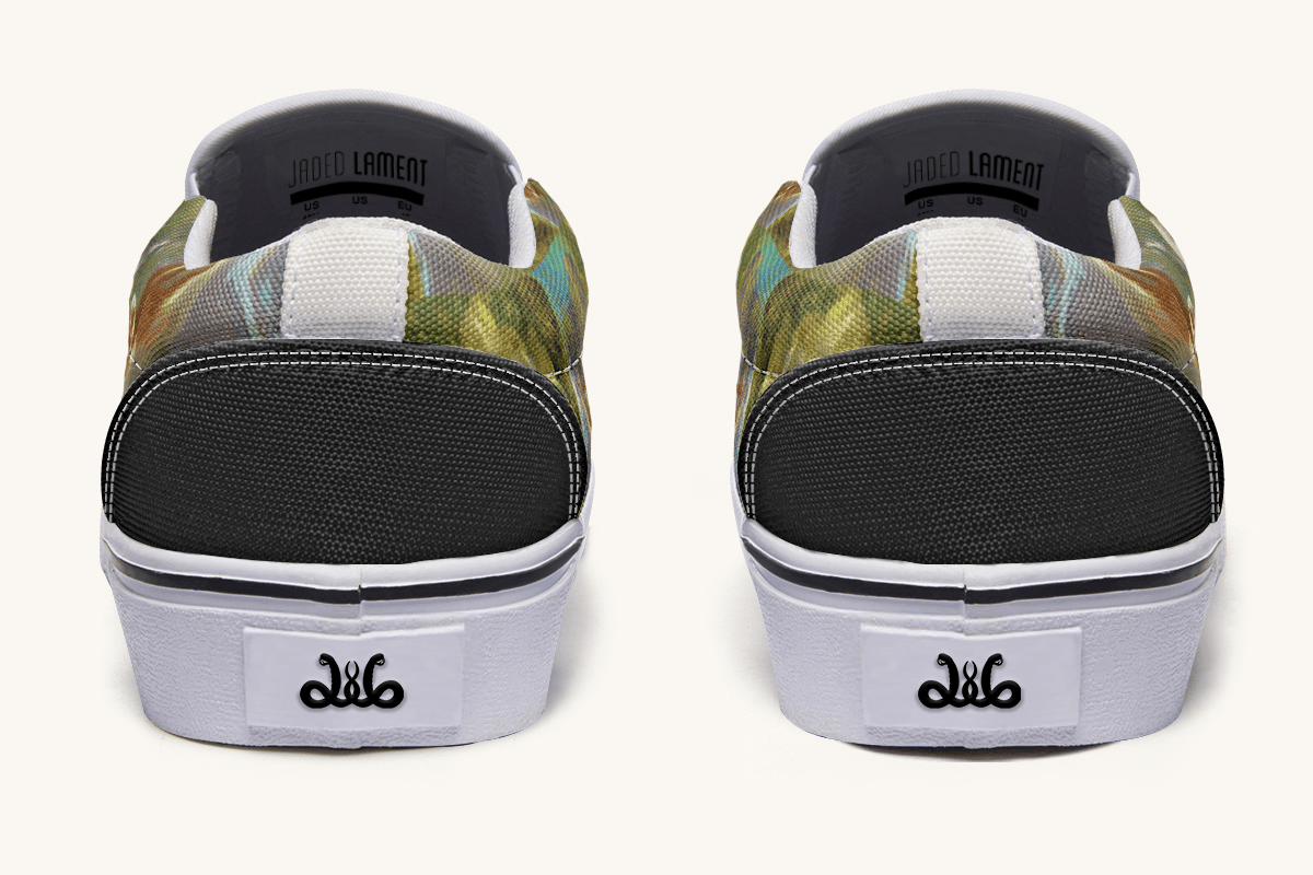 Ophelia in The River Slip On Shoes - Jaded Lament