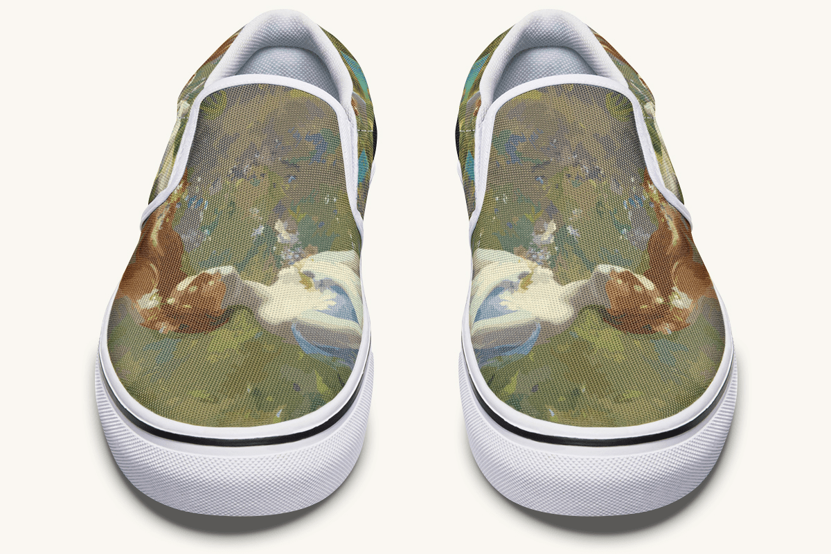 Ophelia in The River Slip On Shoes - Jaded Lament