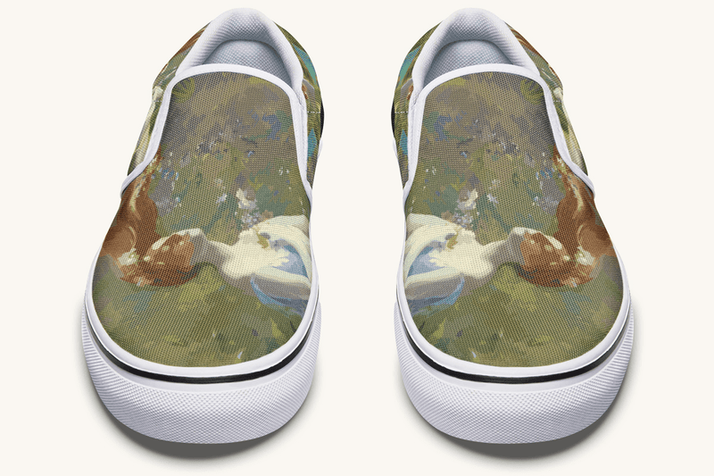 Ophelia in The River Slip On Shoes - Jaded Lament