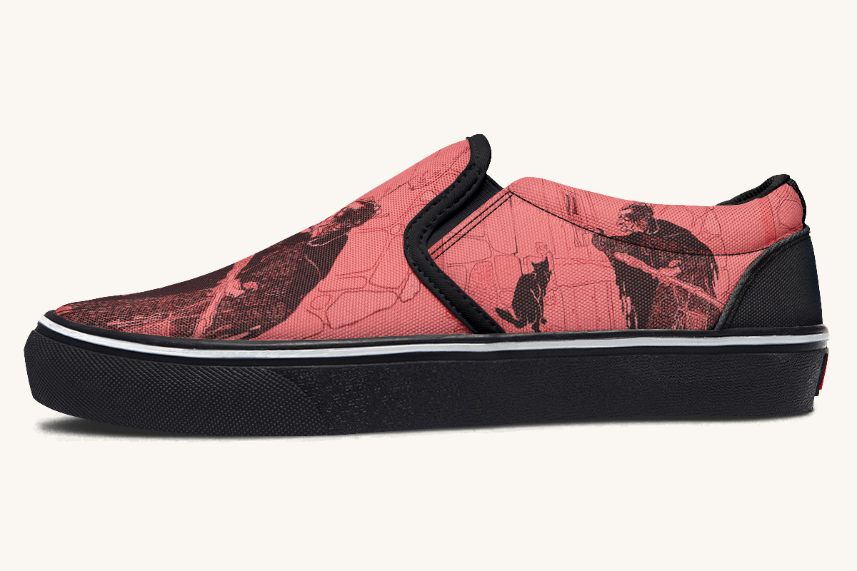 Play A Trick On A Witch Slip On Shoes - Jaded Lament