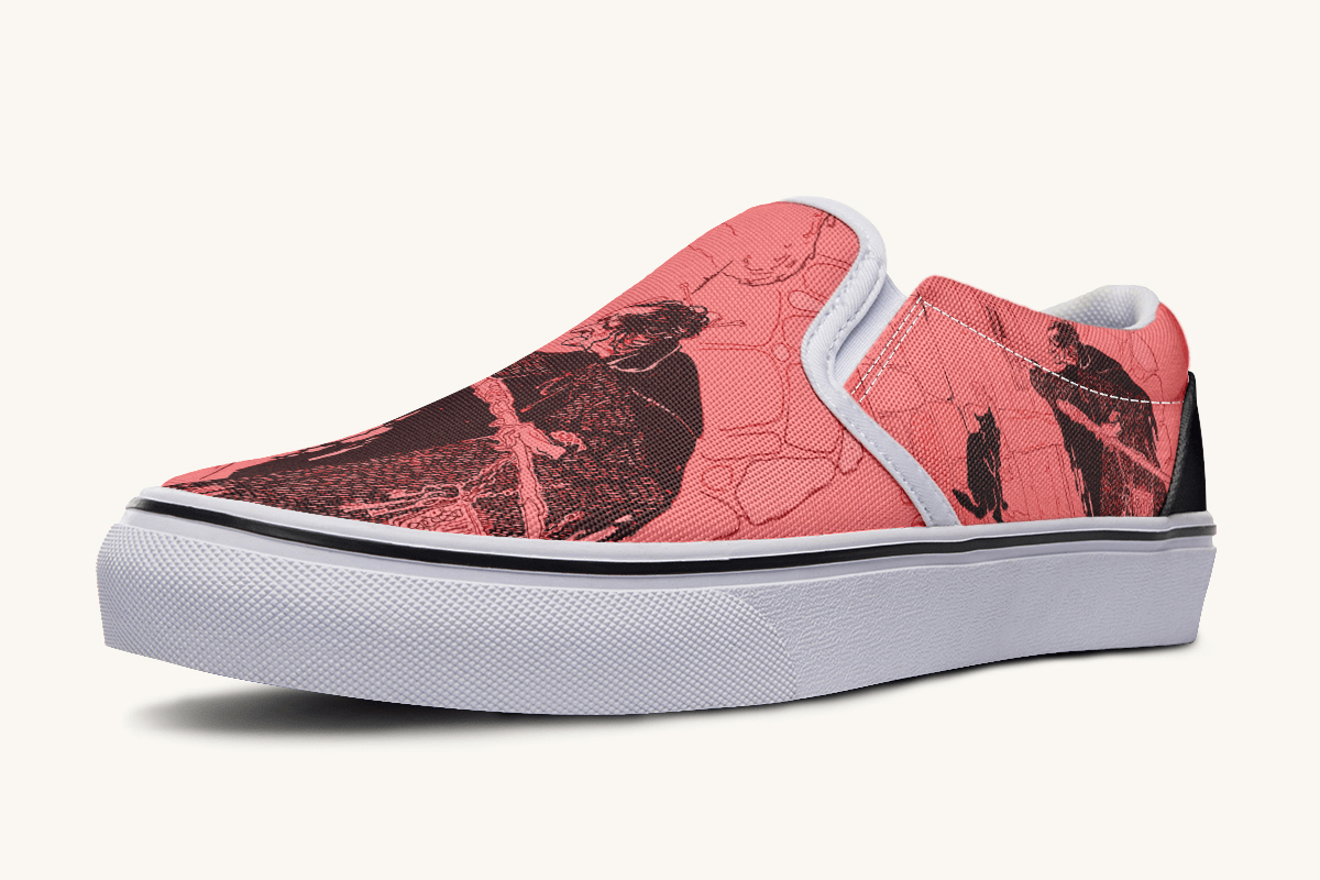 Play A Trick On A Witch Slip On Shoes - Jaded Lament