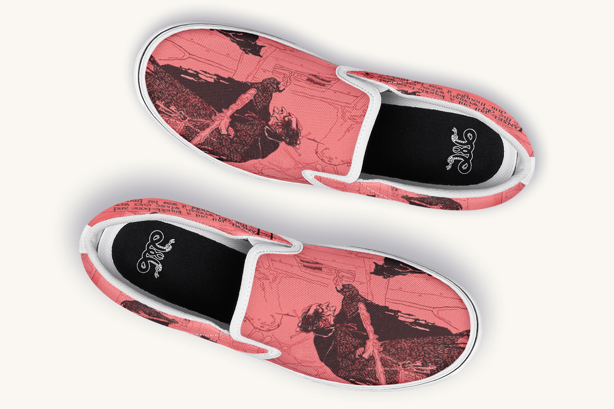 Play A Trick On A Witch Slip On Shoes - Jaded Lament