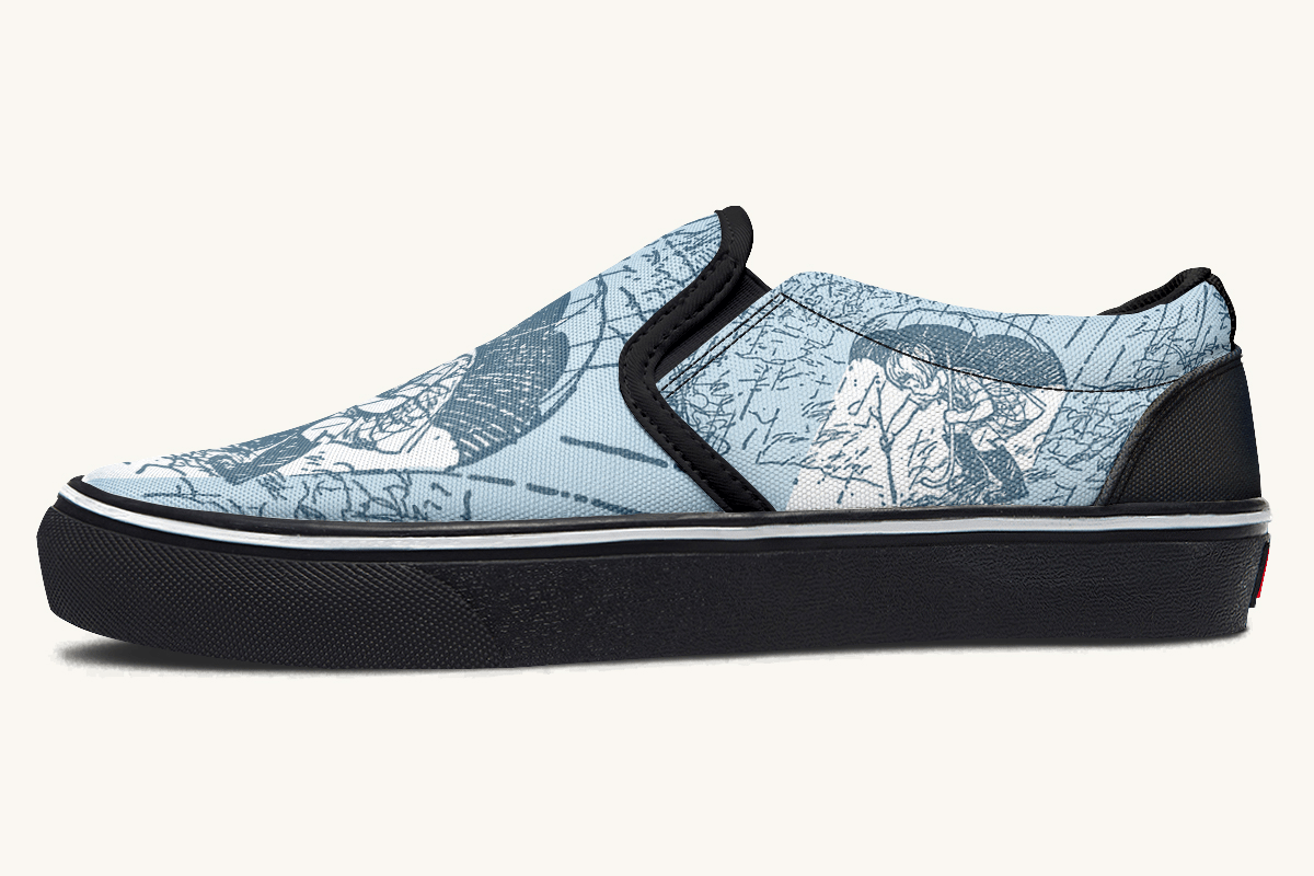 Rain Soaked Slip On Shoes - Jaded Lament