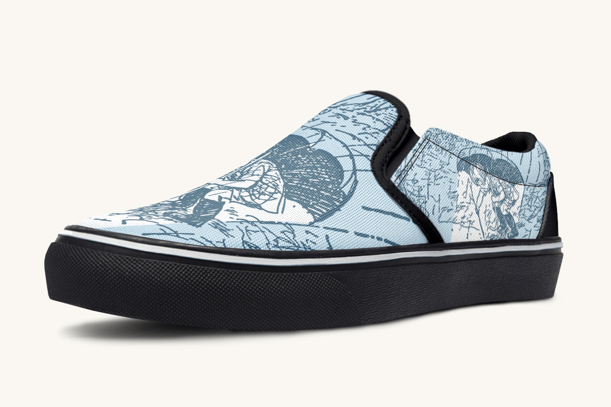 Rain Soaked Slip On Shoes - Jaded Lament