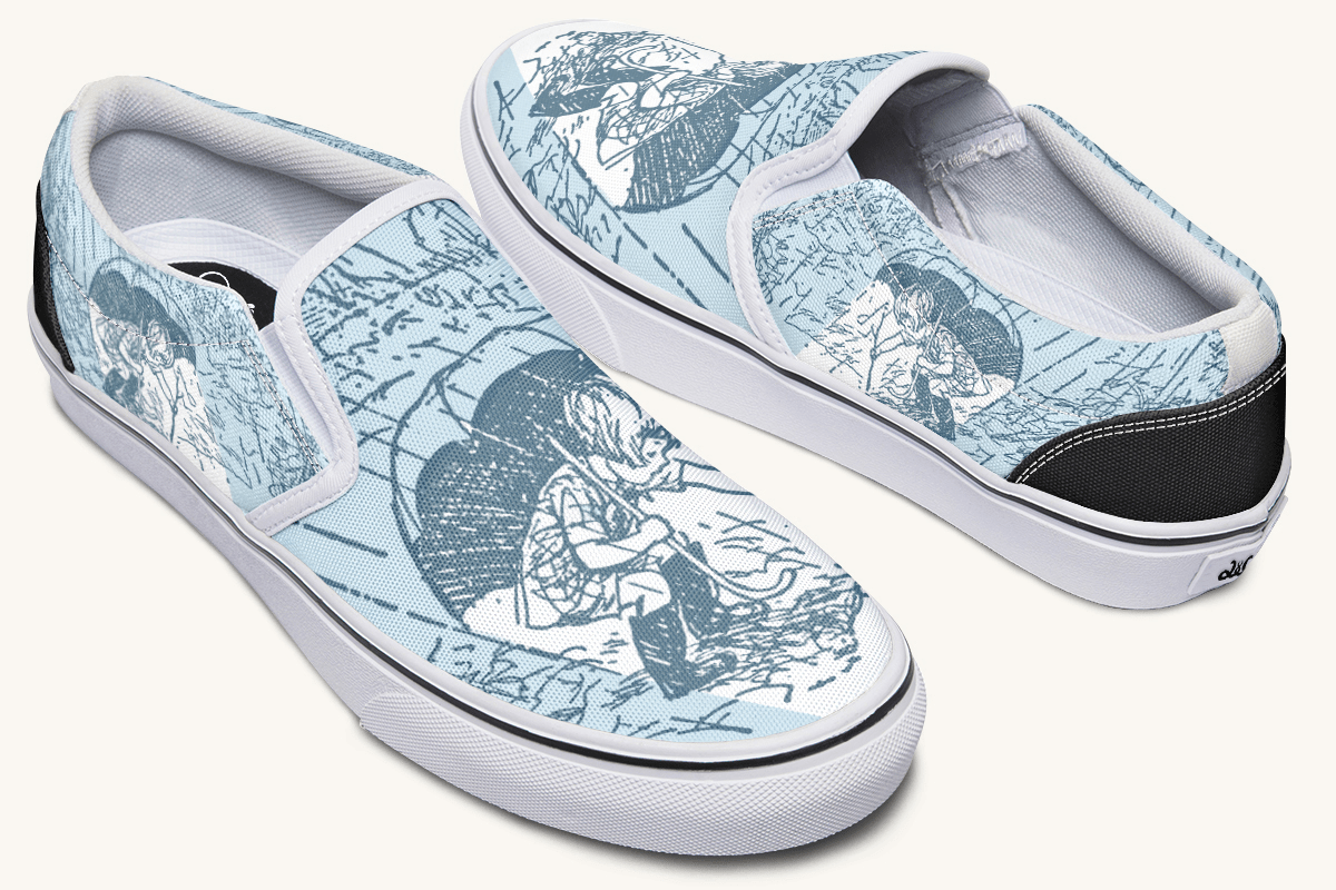 Rain Soaked Slip On Shoes - Jaded Lament