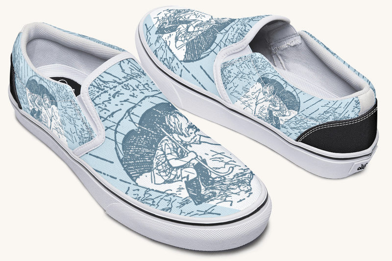 Rain Soaked Slip On Shoes - Jaded Lament