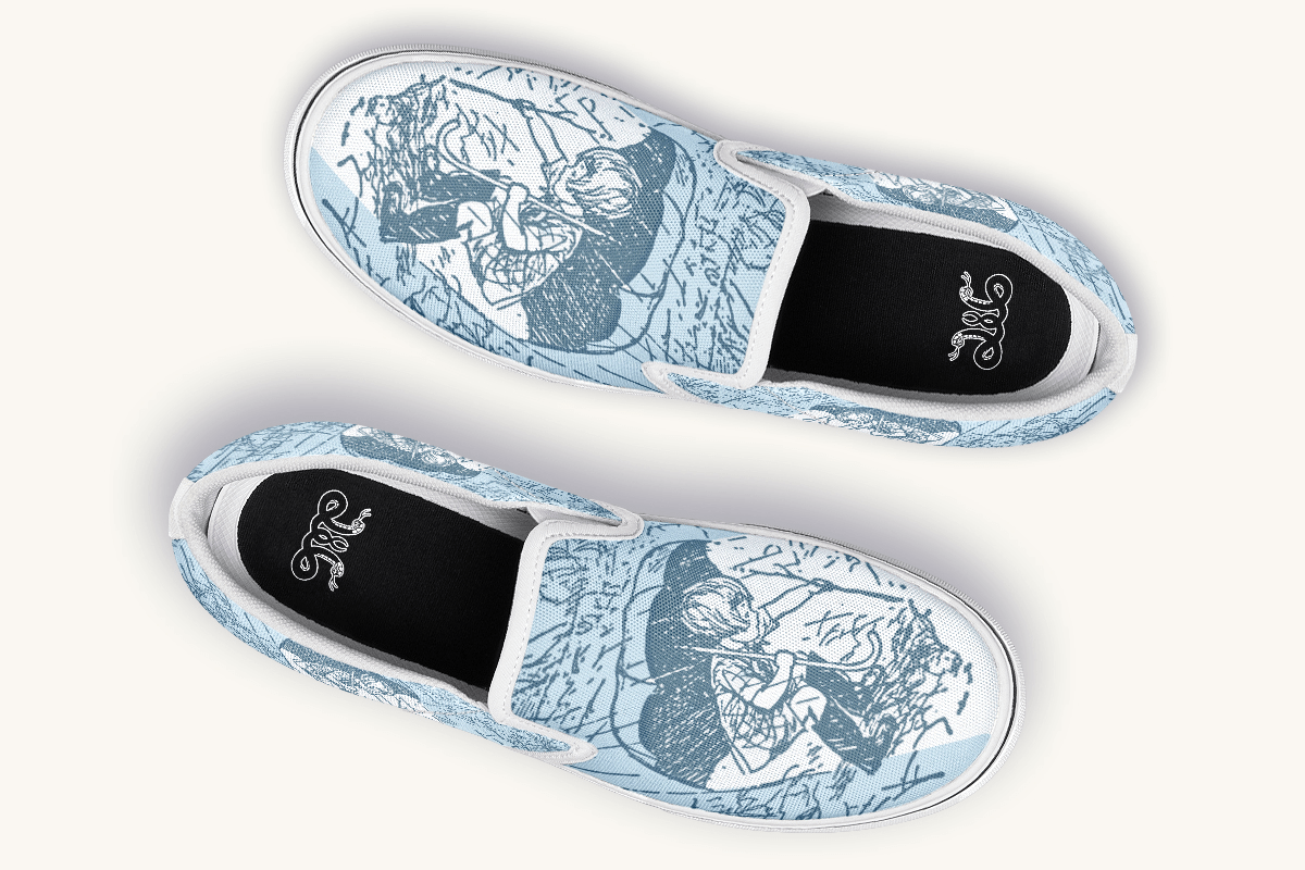 Rain Soaked Slip On Shoes - Jaded Lament