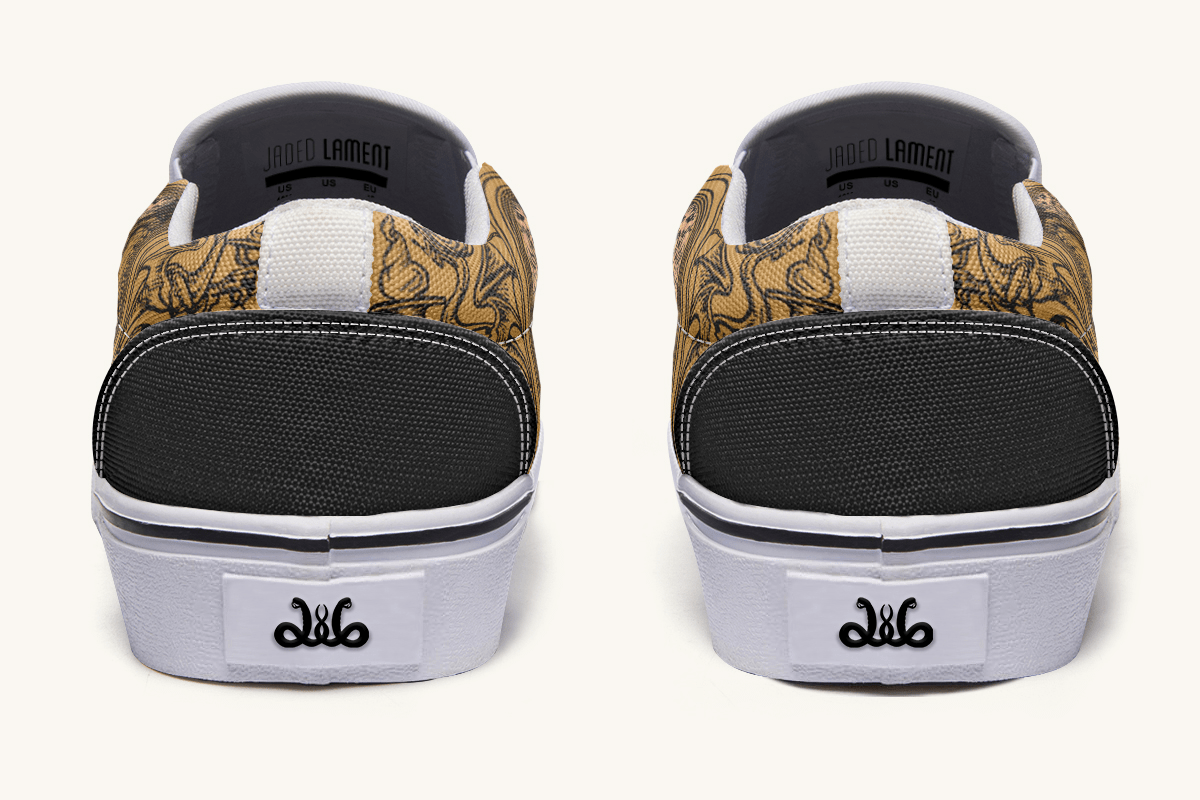 Reflections On Envy Slip On Shoes - Jaded Lament
