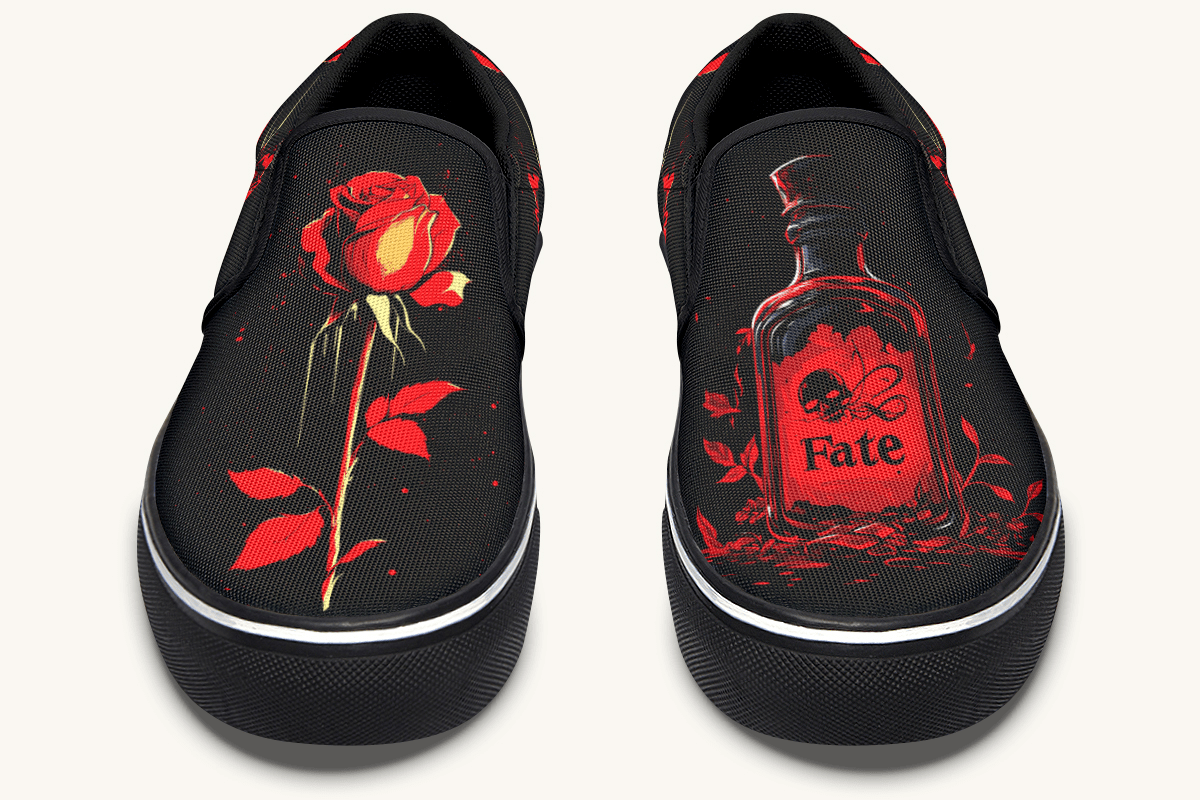 Romeo's Fate Slip On Shoes - Jaded Lament