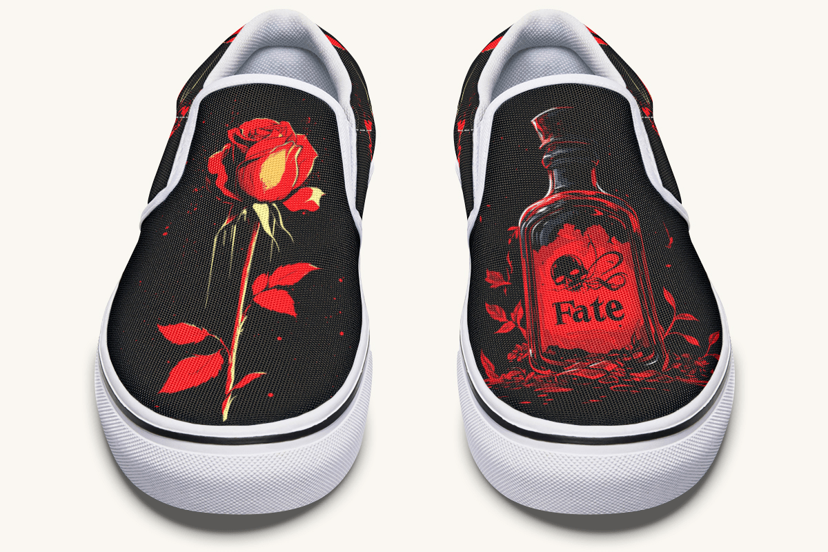 Romeo's Fate Slip On Shoes - Jaded Lament