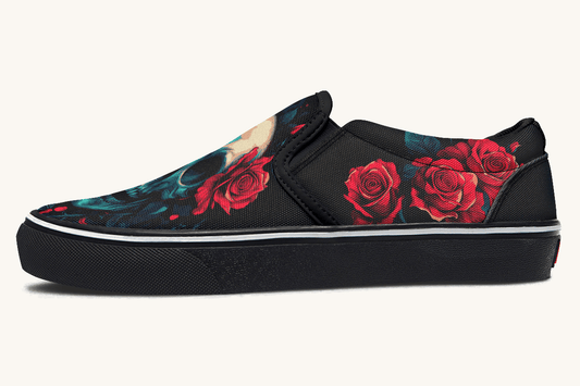 Roses For The Dead Slip On Shoes - Jaded Lament