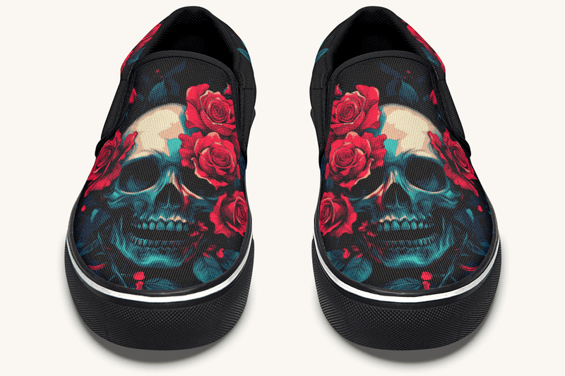 Roses For The Dead Slip On Shoes - Jaded Lament