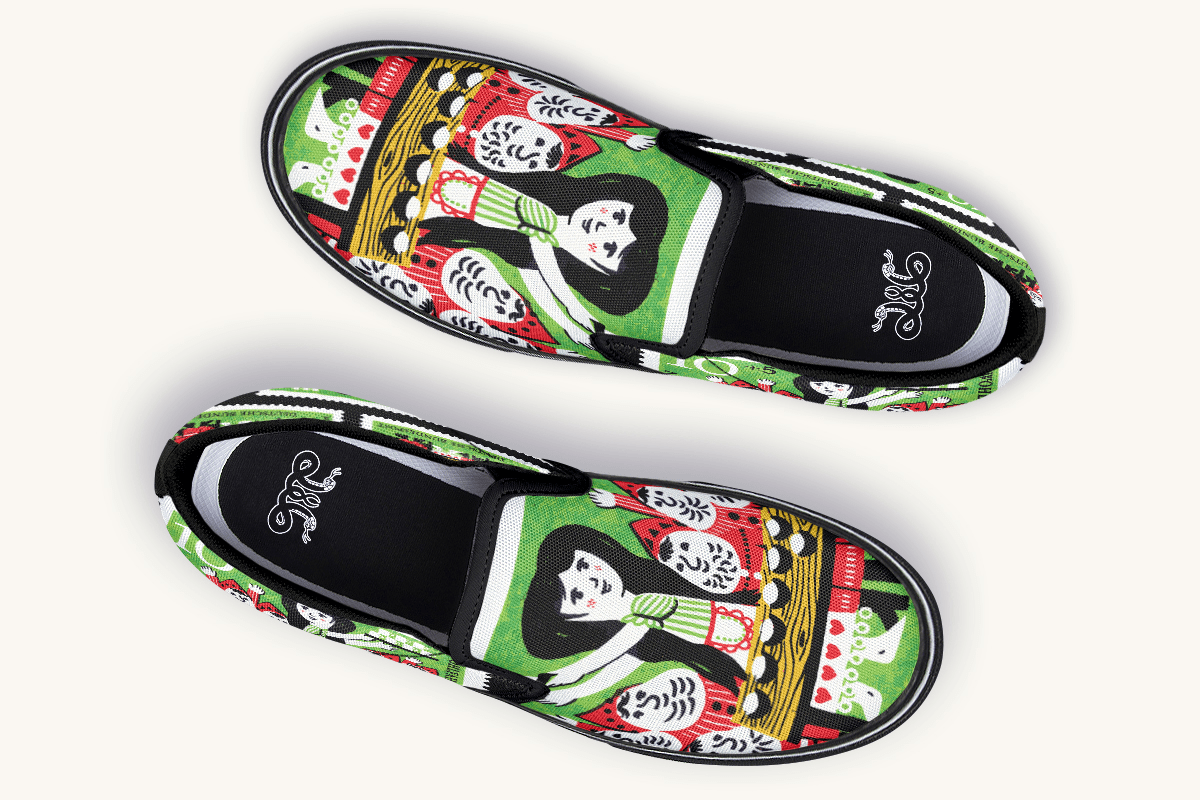 Seven Voices One Heart Slip On Shoes - Jaded Lament