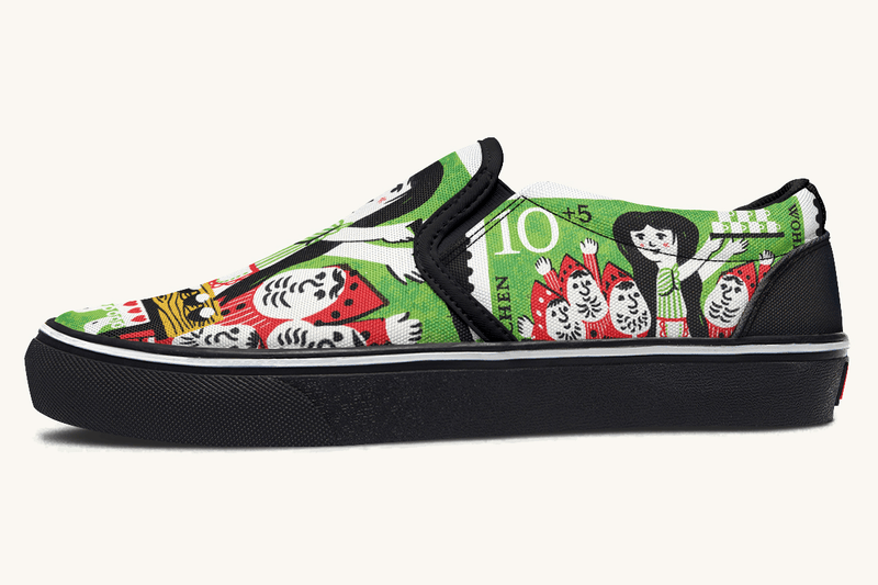 Seven Voices One Heart Slip On Shoes - Jaded Lament
