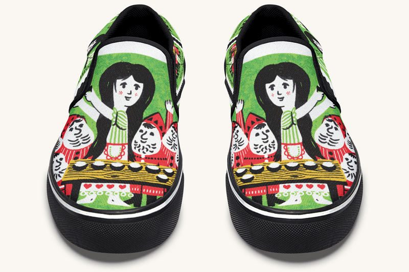 Seven Voices One Heart Slip On Shoes - Jaded Lament