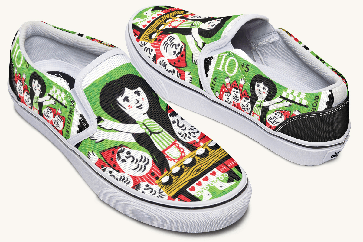 Seven Voices One Heart Slip On Shoes - Jaded Lament