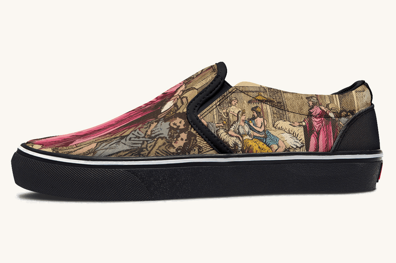 She Waited On Ithaca Slip On Shoes - Jaded Lament