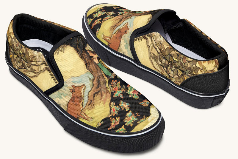Speak Fox Slip On Shoes - Jaded Lament