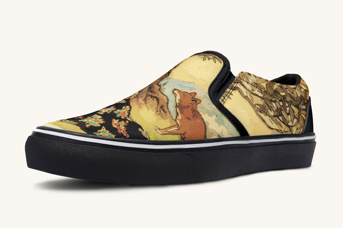 Speak Fox Slip On Shoes - Jaded Lament