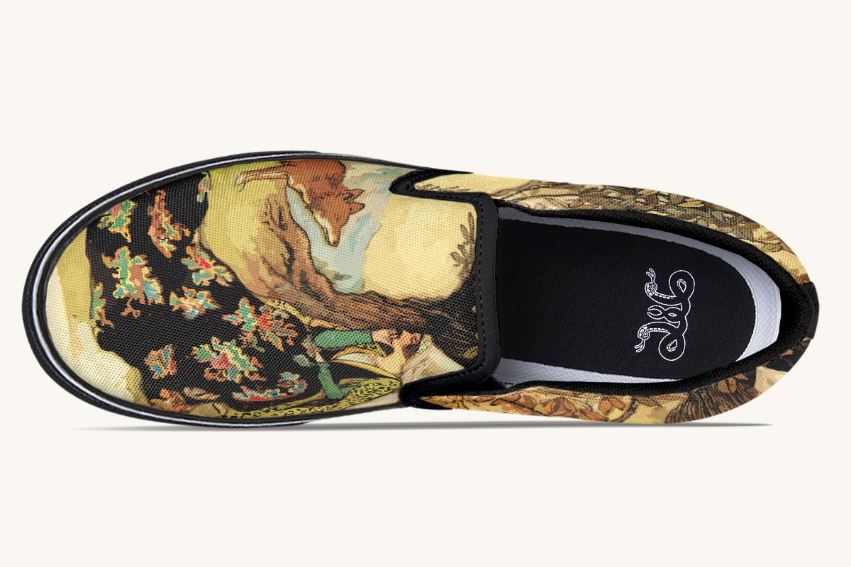 Speak Fox Slip On Shoes - Jaded Lament