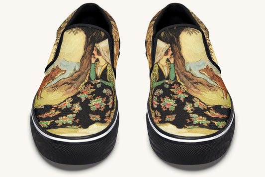 Speak Fox Slip On Shoes - Jaded Lament