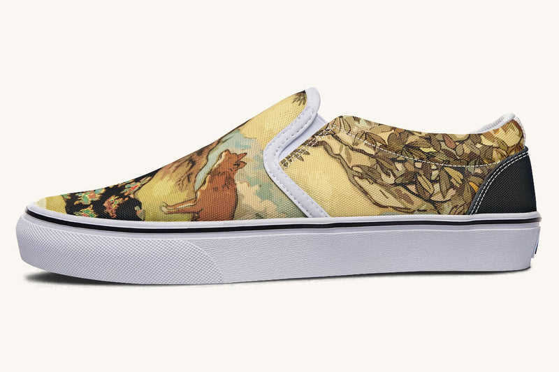 Speak Fox Slip On Shoes - Jaded Lament