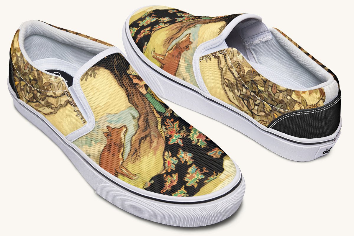 Speak Fox Slip On Shoes - Jaded Lament
