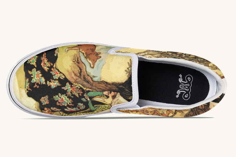 Speak Fox Slip On Shoes - Jaded Lament