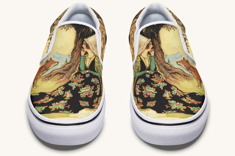 Speak Fox Slip On Shoes - Jaded Lament