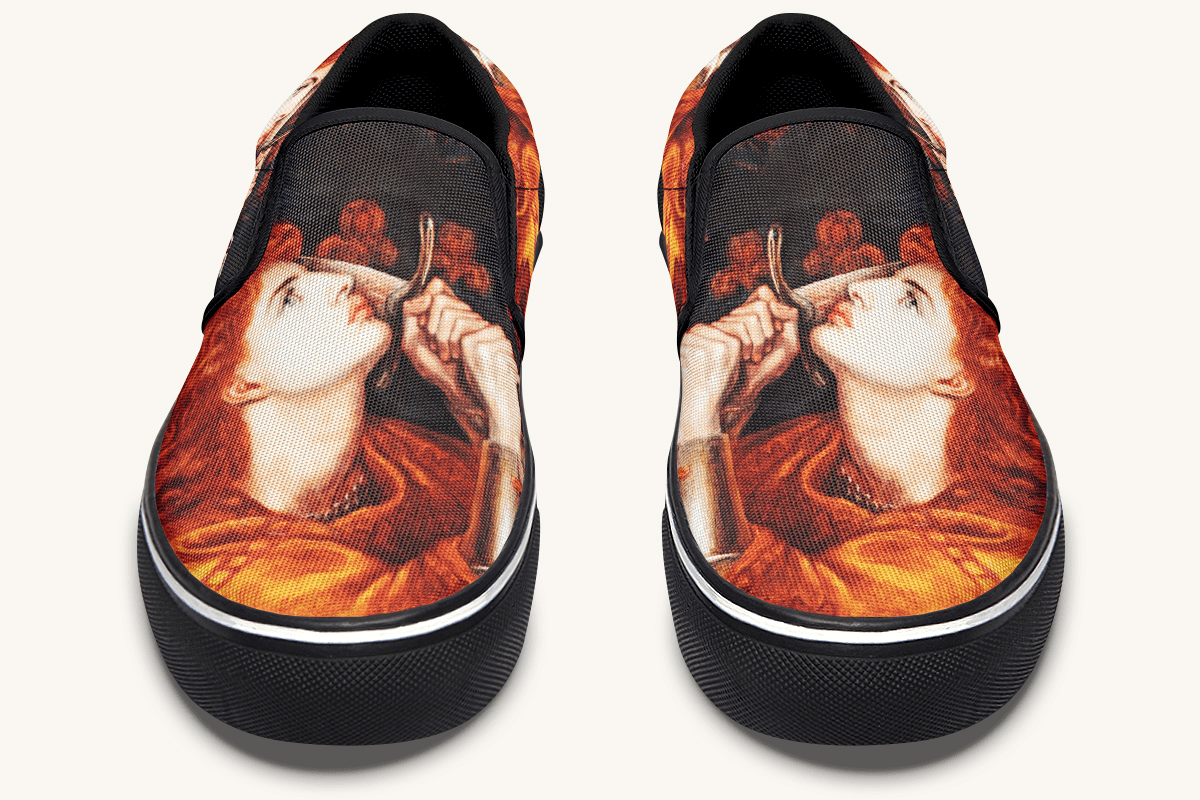 The Final Vision Slip On Shoes - Jaded Lament
