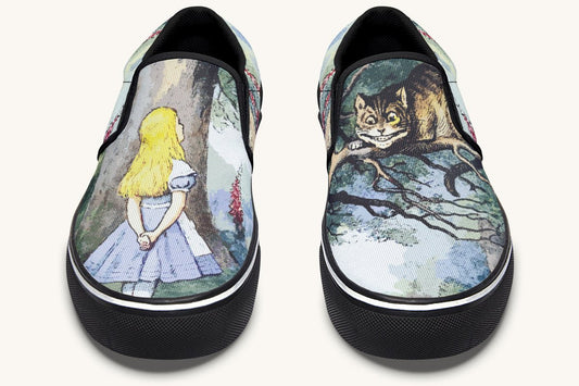 The Grin in the Trees Slip On Shoes - Jaded Lament