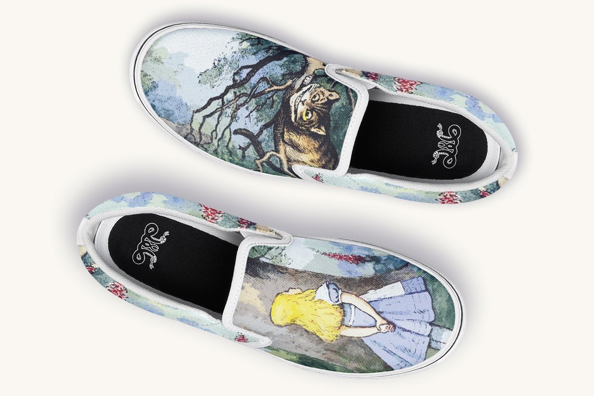 The Grin in the Trees Slip On Shoes - Jaded Lament