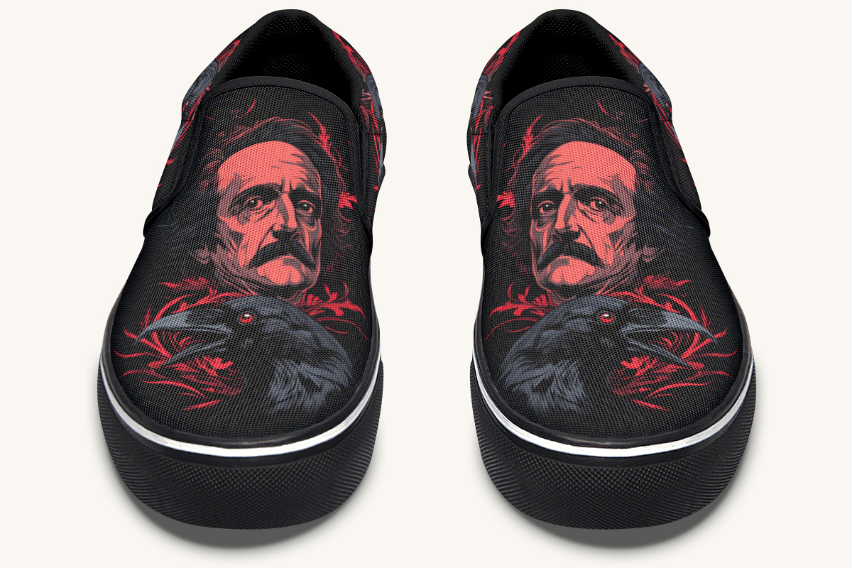 The Raven Slip On Shoes - Jaded Lament