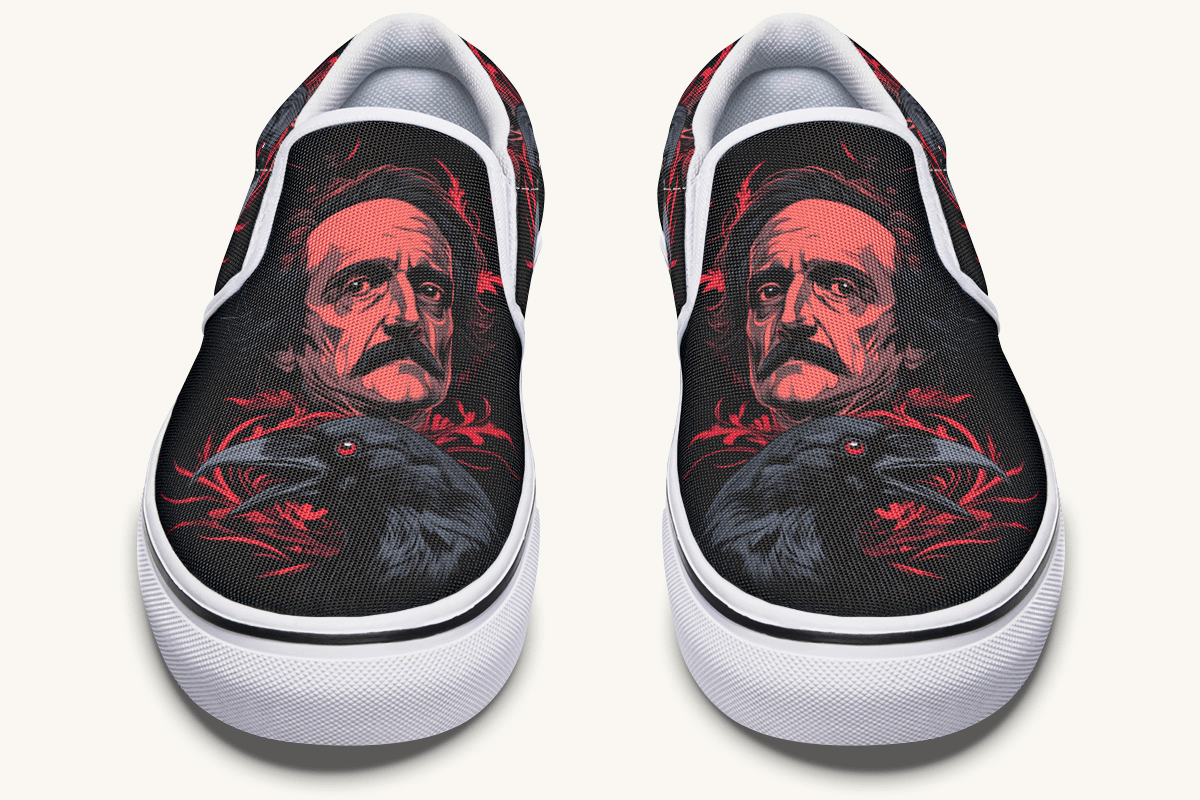 The Raven Slip On Shoes - Jaded Lament
