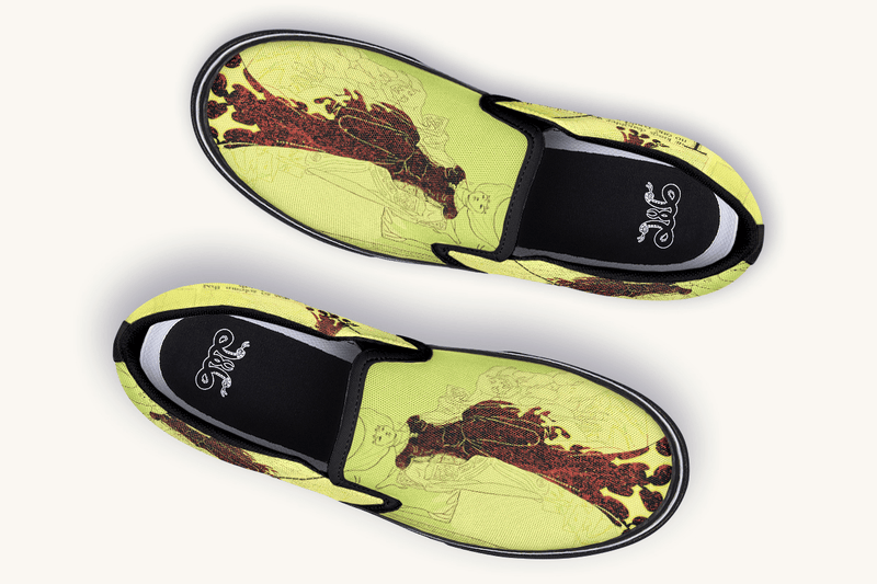 The Solemn Daughter Slip On Shoes - Jaded Lament