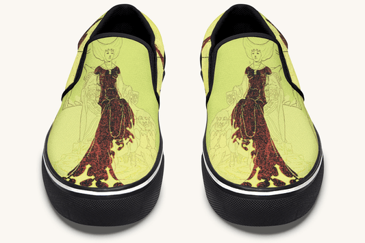 The Solemn Daughter Slip On Shoes - Jaded Lament