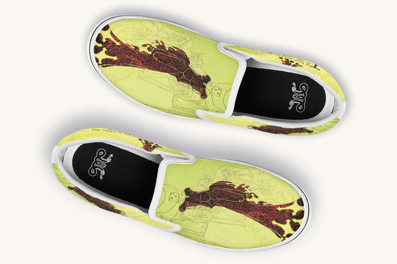 The Solemn Daughter Slip On Shoes - Jaded Lament
