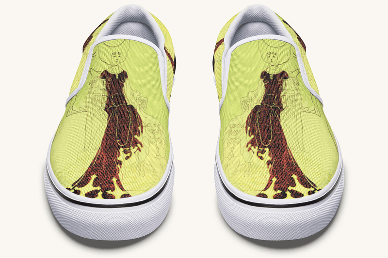 The Solemn Daughter Slip On Shoes - Jaded Lament
