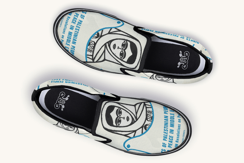 The Watching Woman Slip On Shoes - Jaded Lament