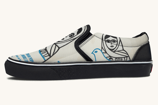 The Watching Woman Slip On Shoes - Jaded Lament