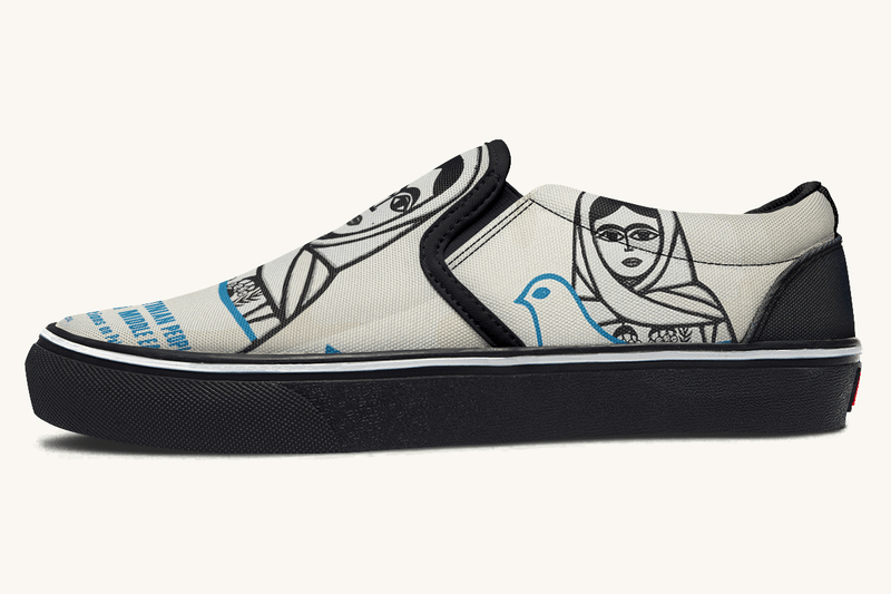 The Watching Woman Slip On Shoes - Jaded Lament