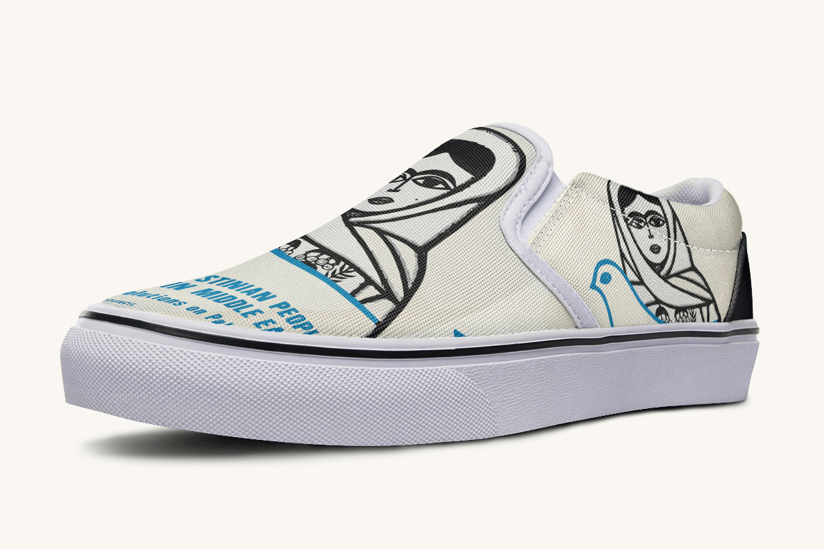 The Watching Woman Slip On Shoes - Jaded Lament