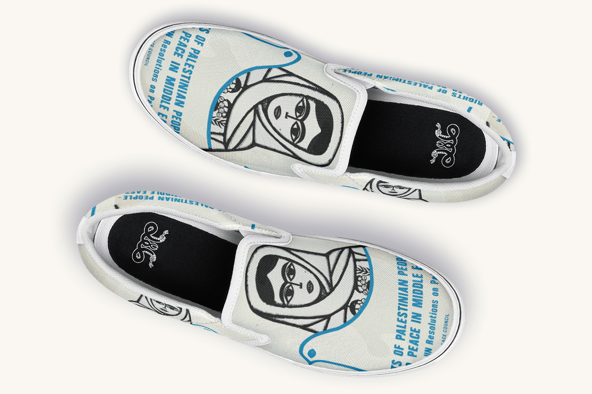 The Watching Woman Slip On Shoes - Jaded Lament