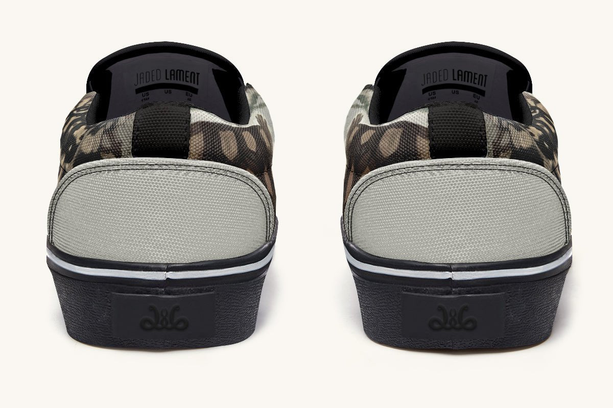 Turtle Time Desaturated Slip On Shoes - Jaded Lament