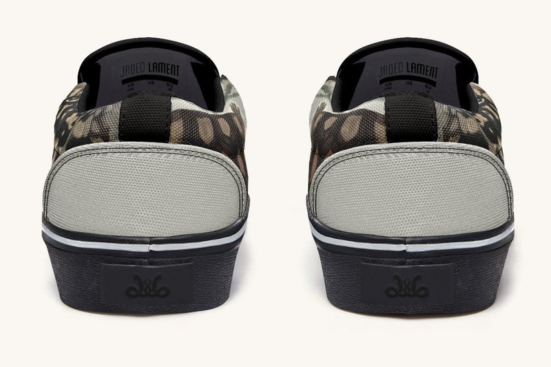 Turtle Time Desaturated Slip On Shoes - Jaded Lament