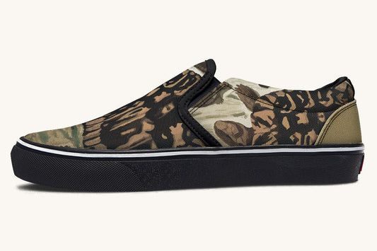 Turtle Time Vivid Slip On Shoes - Jaded Lament